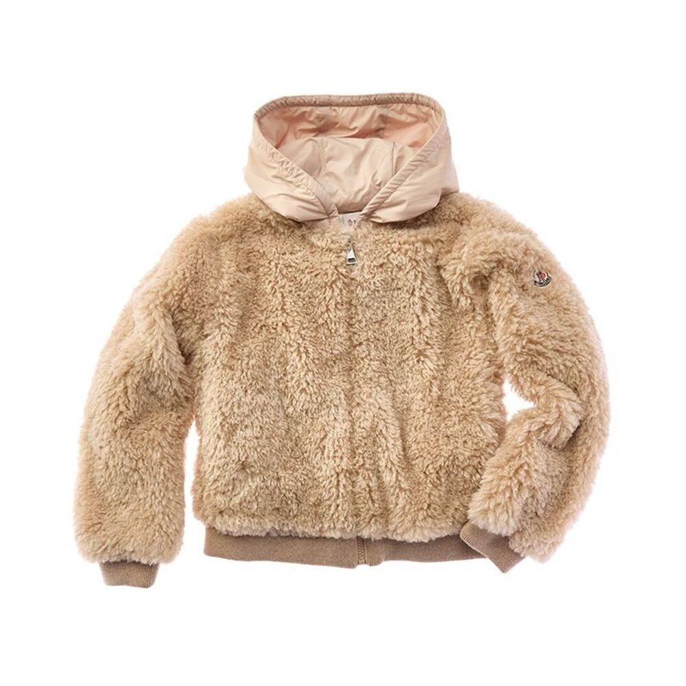 Moncler Girls Fuzzy Jacket